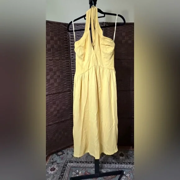 halter white dress mini GLITTER HALTER WHITE BOW BACK MINI DRESS main image 1